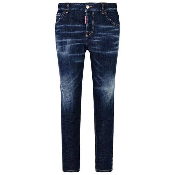DSQUARED2 'Cool Girl' Blue Cotton Blend Jeans